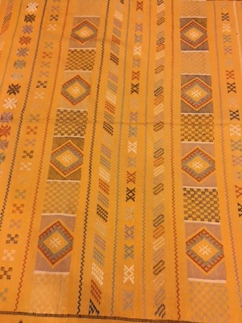 Berber silk carpet